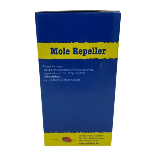 Répulsif à ultra-sons anti-taupes, Mole Repeller, Edialux