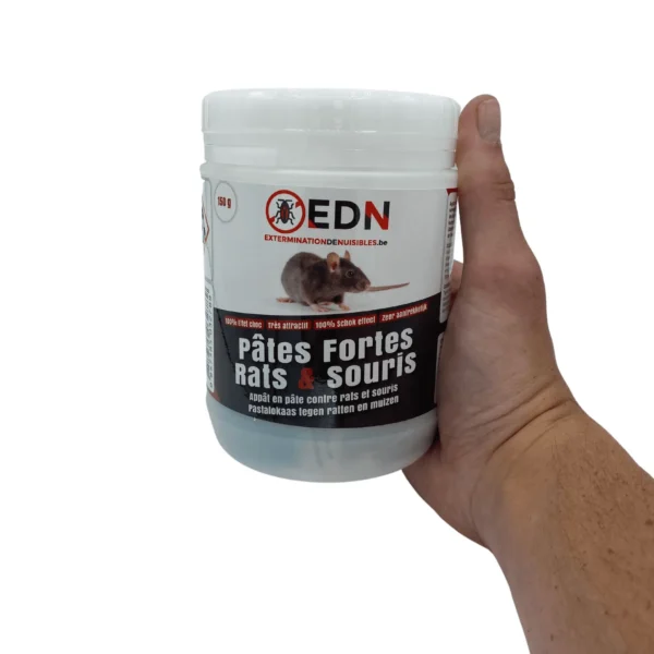 Pâtes raticides souricides rodenticides EDN